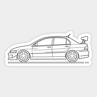 Lancer Evolution VII B Sticker